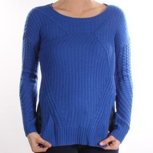 BarIII Women's Mixed knit Pullover Sweater Top
